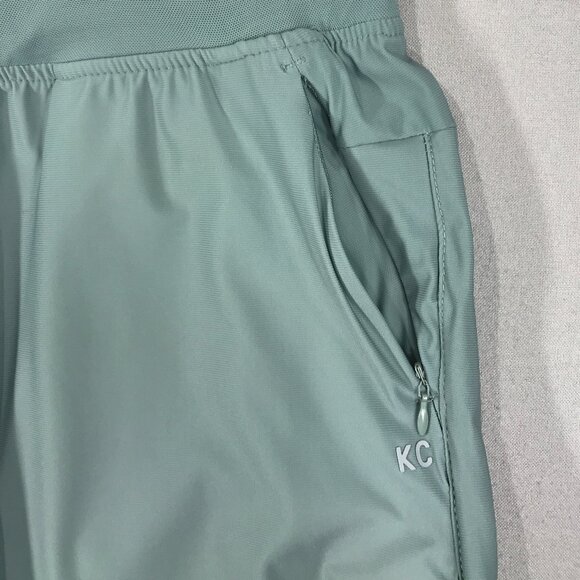 Kenneth Cole Active Shorts Men's Medium Green Tech Zip Stretch Water Resistant - Picture 6 of 13